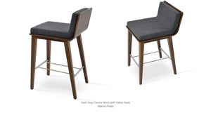 Dallas PL Wood Stools - available in various heights | Image 3 | InSTYLE Home & Rugs
