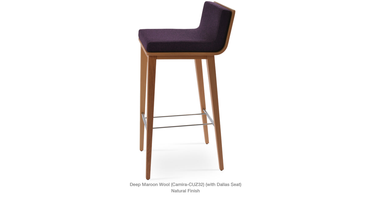 Dallas PL Wood Stools - available in various heights | Image 8 | InSTYLE Home & Rugs