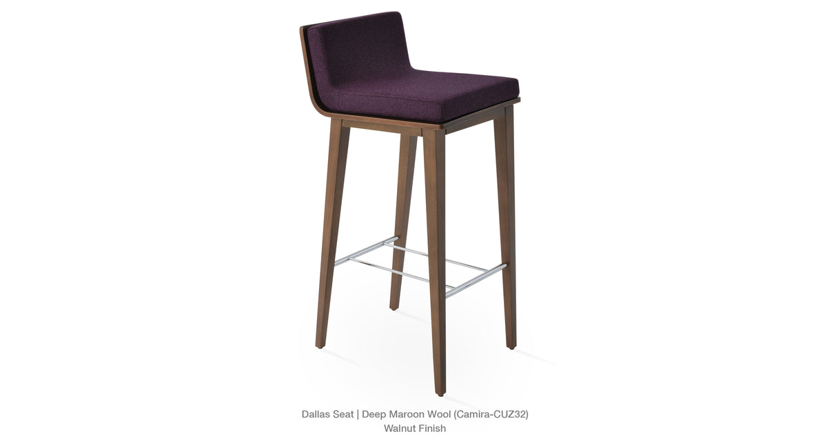Dallas PL Wood Stools - available in various heights | Image 9 | InSTYLE Home & Rugs