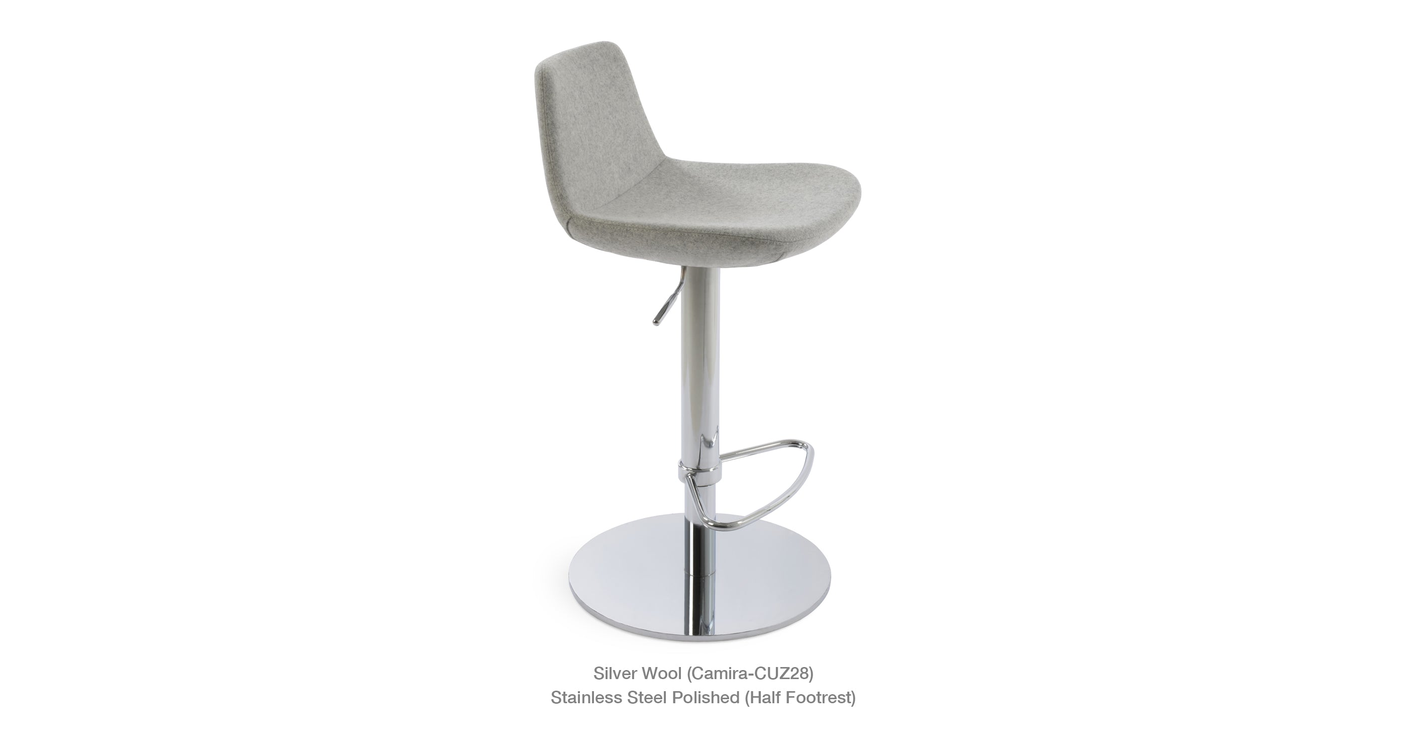 Pera Piston Half Footrest - | Image 2 | InSTYLE Home & Rugs
