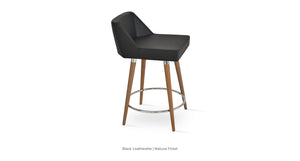 Prisma Wood Stools - compact and stylish design | Image 2 | InSTYLE Home & Rugs