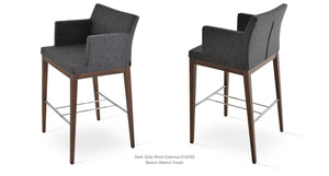 Soho Wood Stools - available in various heights | Image 1 | InSTYLE Home & Rugs