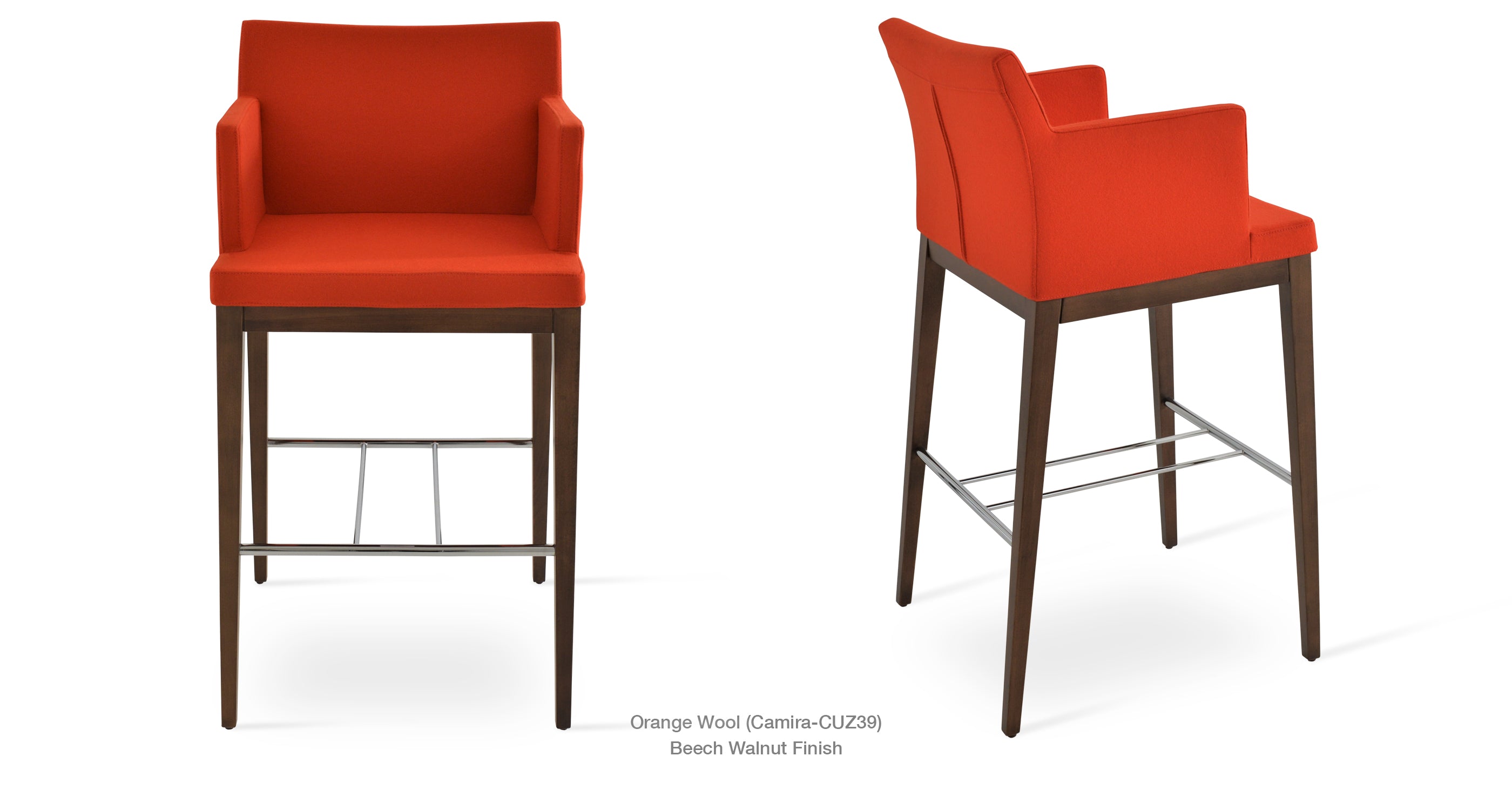Soho Wood Stools - available in various heights | Image 3 | InSTYLE Home & Rugs