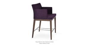 Soho Wood Stools - available in various heights | Image 4 | InSTYLE Home & Rugs