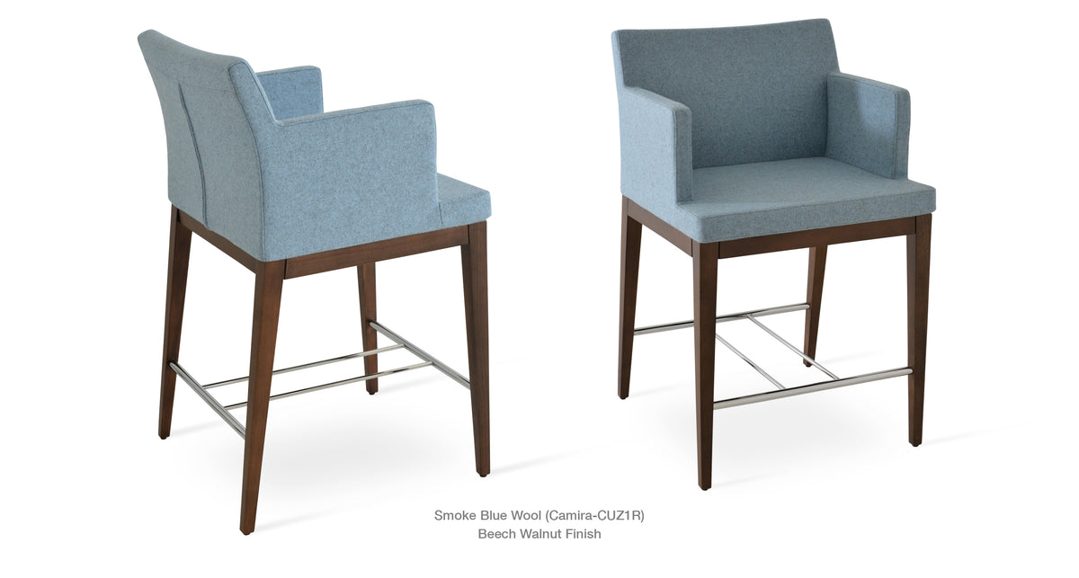 Soho Wood Stools - available in various heights | Image 7 | InSTYLE Home & Rugs