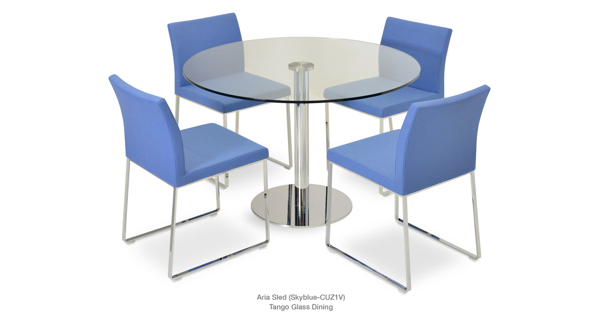 Tango Glass Dining Table - comfortable dining experience | Image 14 | InSTYLE Home & Rugs