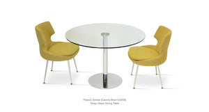 Tango Glass Dining Table - comfortable dining experience | Image 16 | InSTYLE Home & Rugs