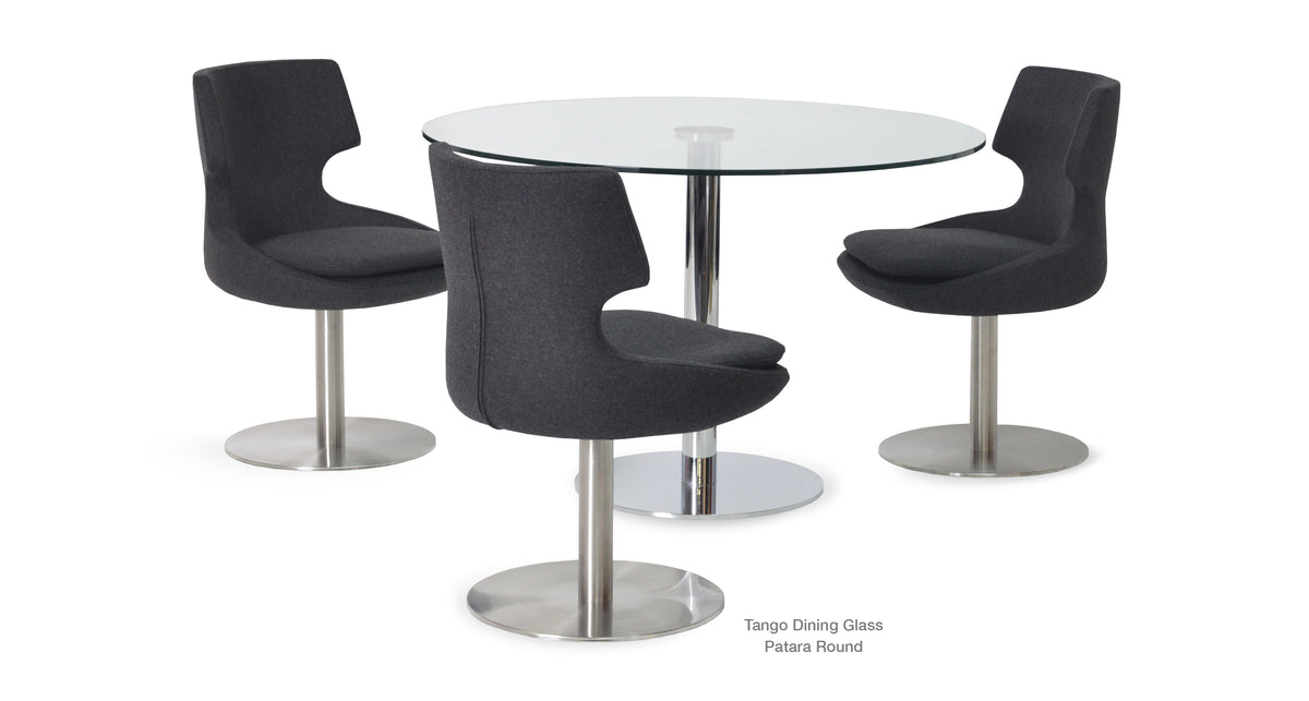 Tango Glass Dining Table - comfortable dining experience | Image 17 | InSTYLE Home & Rugs