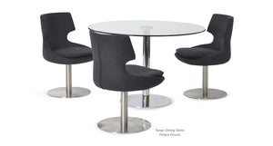 Tango Glass Dining Table - comfortable dining experience | Image 17 | InSTYLE Home & Rugs