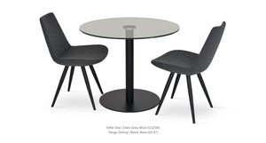 Tango Glass Dining Table - comfortable dining experience | Image 18 | InSTYLE Home & Rugs