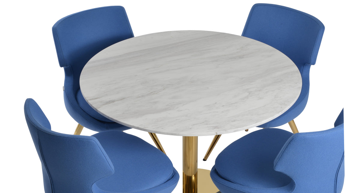 Tango Marble Dining Table - elegant seating for dining areas | Image 53 | InSTYLE Home & Rugs