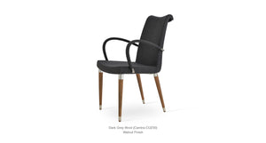 Tulip Arm Ana Chair - comfortable seating for dining and office spaces | Image 3 | InSTYLE Home & Rugs