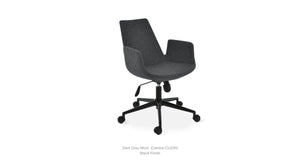 Eiffel Arm Office Chair - comfortable seating for dining and office spaces | Image 1 | InSTYLE Home & Rugs