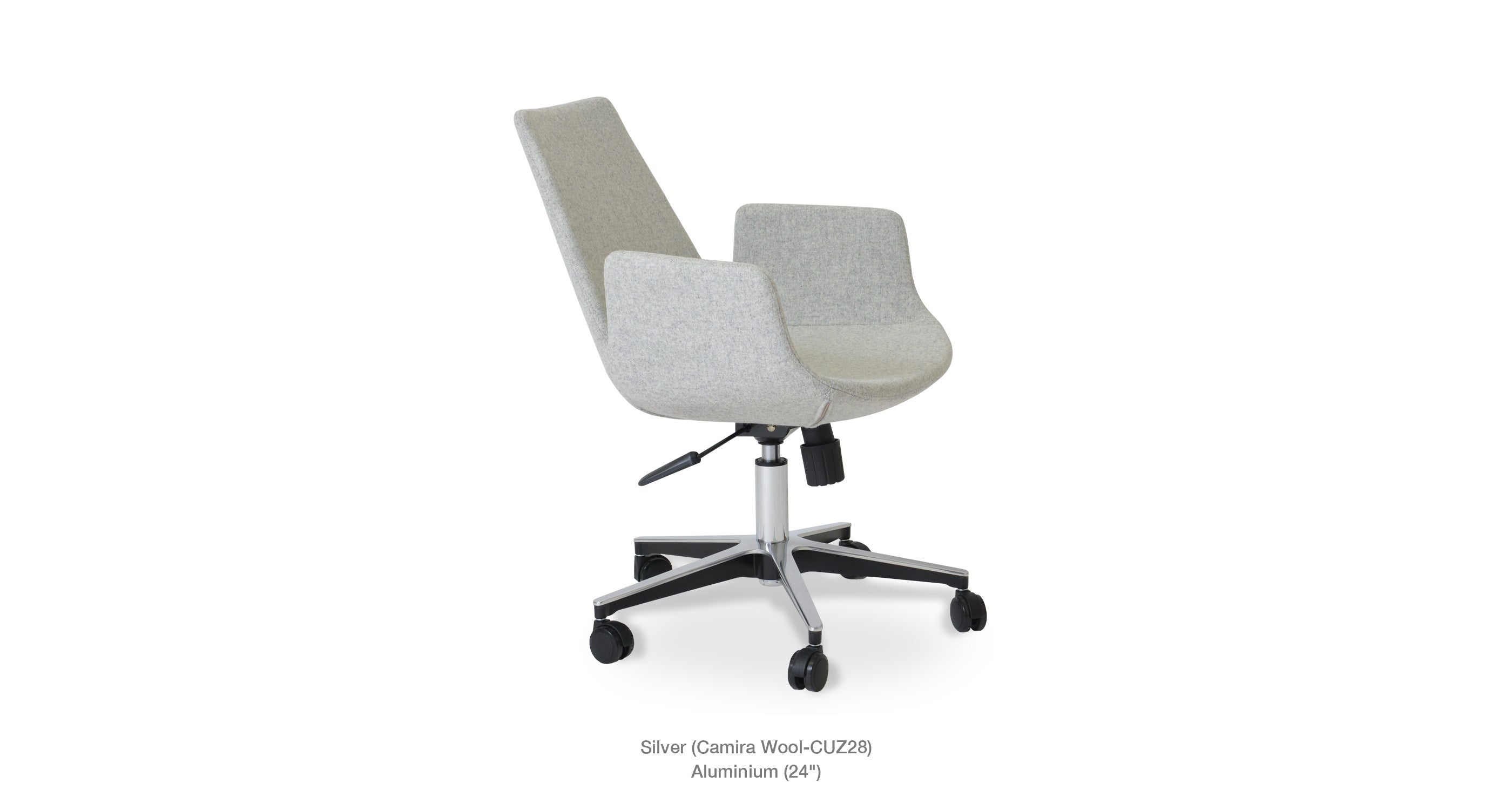 Eiffel Arm Office Chair - comfortable seating for dining and office spaces | Image 3 | InSTYLE Home & Rugs