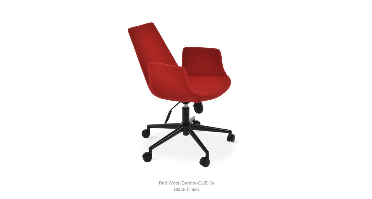 Eiffel Arm Office Chair - comfortable seating for dining and office spaces | Image 5 | InSTYLE Home & Rugs