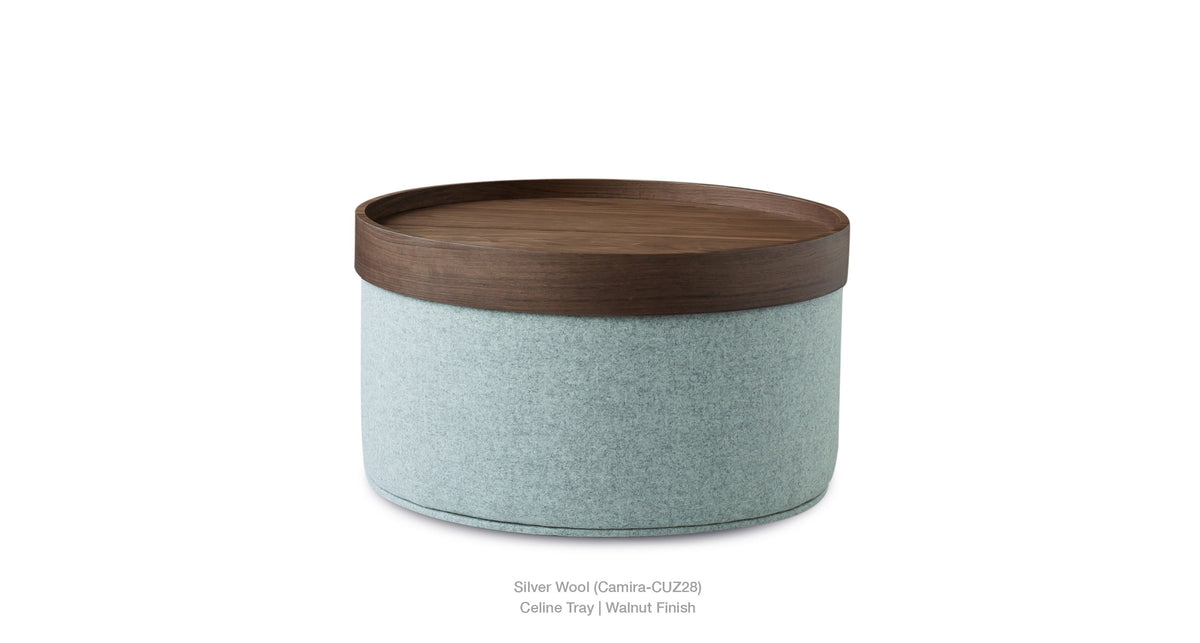 Celine Pouf A - stylish pouf for adding texture and comfort to your living room | Image 8 | InSTYLE Home & Rugs