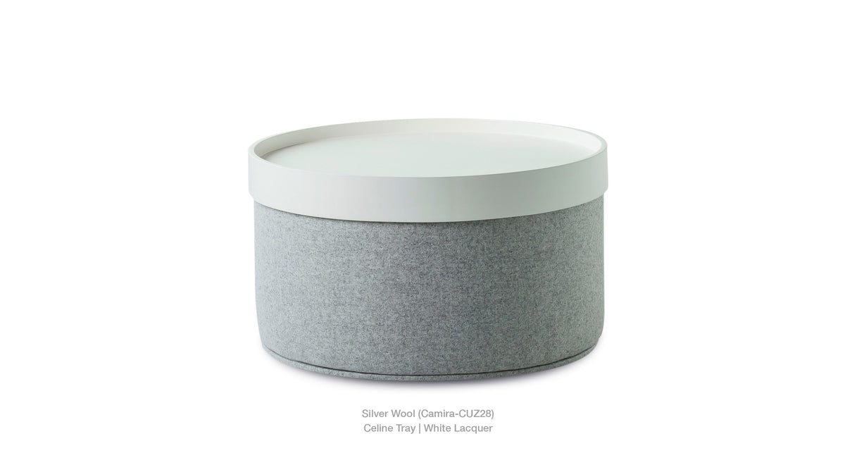Celine Pouf A - stylish pouf for adding texture and comfort to your living room | Image 9 | InSTYLE Home & Rugs