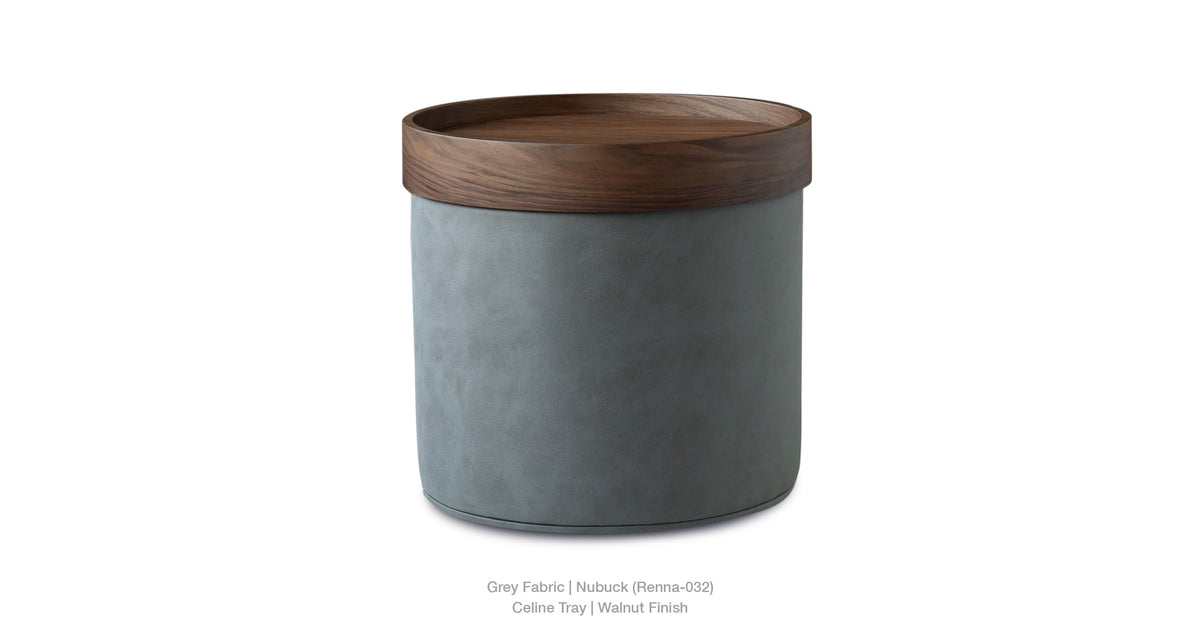 Celine Pouf B - versatile pouf for extra seating or as a footrest | Image 14 | InSTYLE Home & Rugs