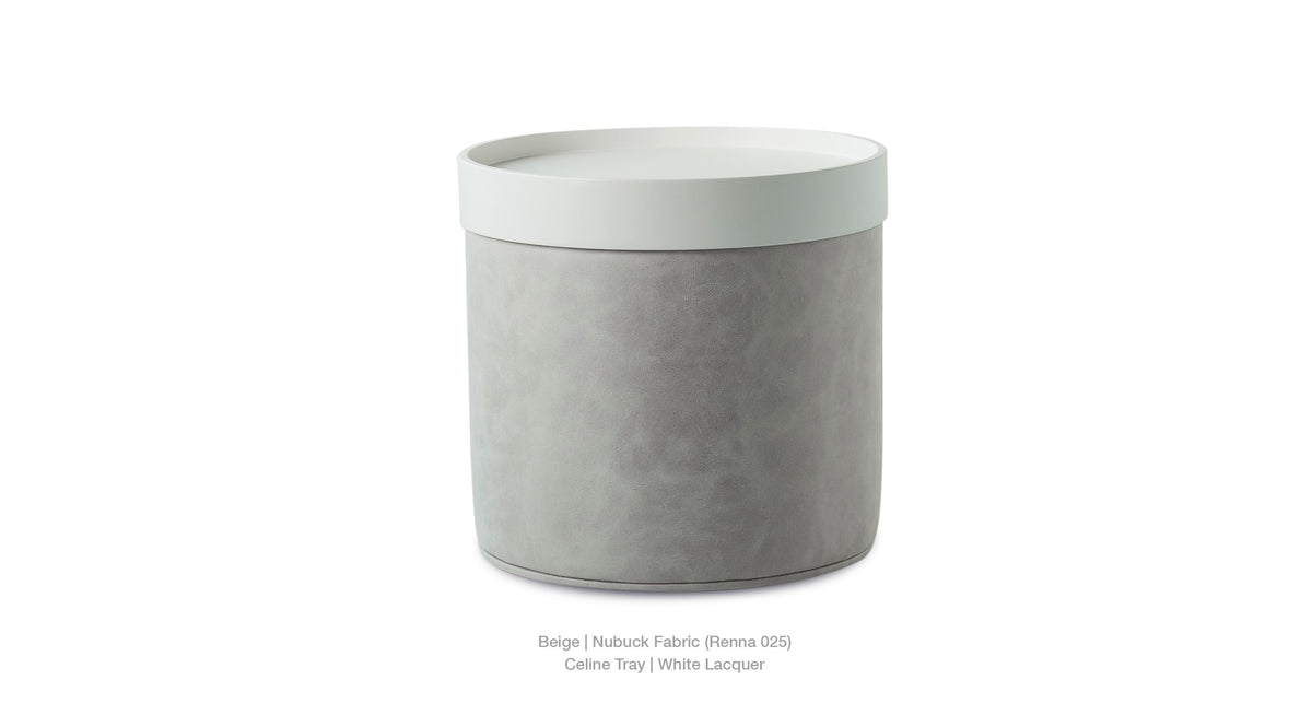 Celine Pouf B - versatile pouf for extra seating or as a footrest | Image 16 | InSTYLE Home & Rugs
