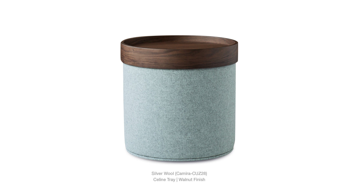 Celine Pouf B - versatile pouf for extra seating or as a footrest | Image 17 | InSTYLE Home & Rugs