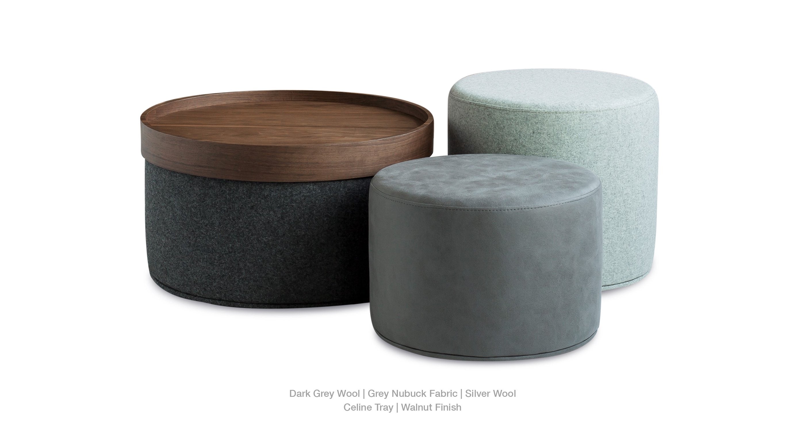 Celine Pouf B - versatile pouf for extra seating or as a footrest | Image 21 | InSTYLE Home & Rugs