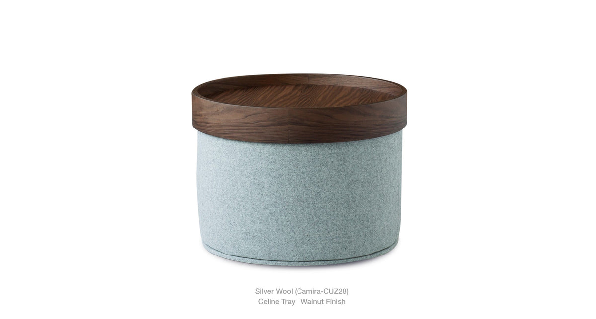 Celine Pouf C - stylish pouf for adding texture and comfort to your living room | Image 4 | InSTYLE Home & Rugs