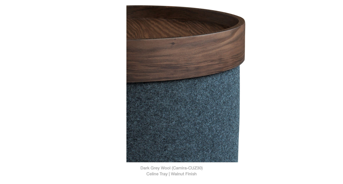 Celine Pouf C - stylish pouf for adding texture and comfort to your living room | Image 12 | InSTYLE Home & Rugs