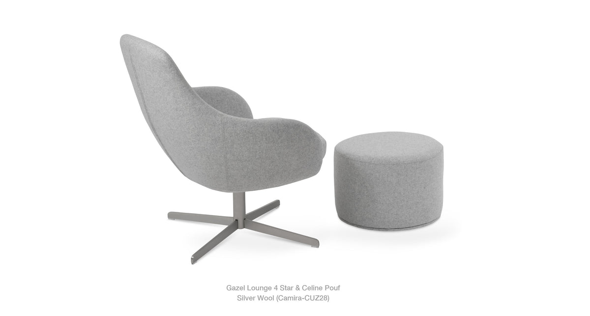 Celine Pouf C - stylish pouf for adding texture and comfort to your living room | Image 29 | InSTYLE Home & Rugs