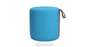 Celine Pouf With Handle - modern pouf in vibrant colors for a pop of style | Image 5 | InSTYLE Home & Rugs
