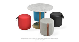 Celine Pouf With Handle - modern pouf in vibrant colors for a pop of style | Image 12 | InSTYLE Home & Rugs