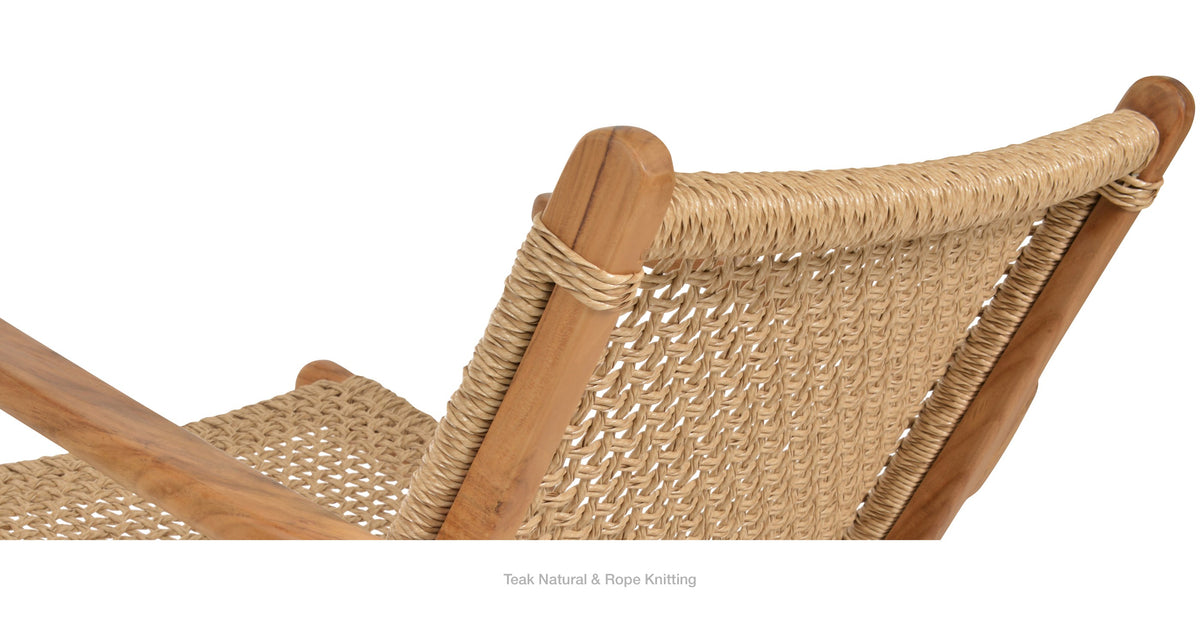 Calava Teak Armchair Lounge - modern accent armchair for stylish interiors | Image 7 | InSTYLE Home & Rugs