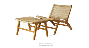 Calava Teak Ottoman - chic ottoman for living rooms | Image 5 | InSTYLE Home & Rugs