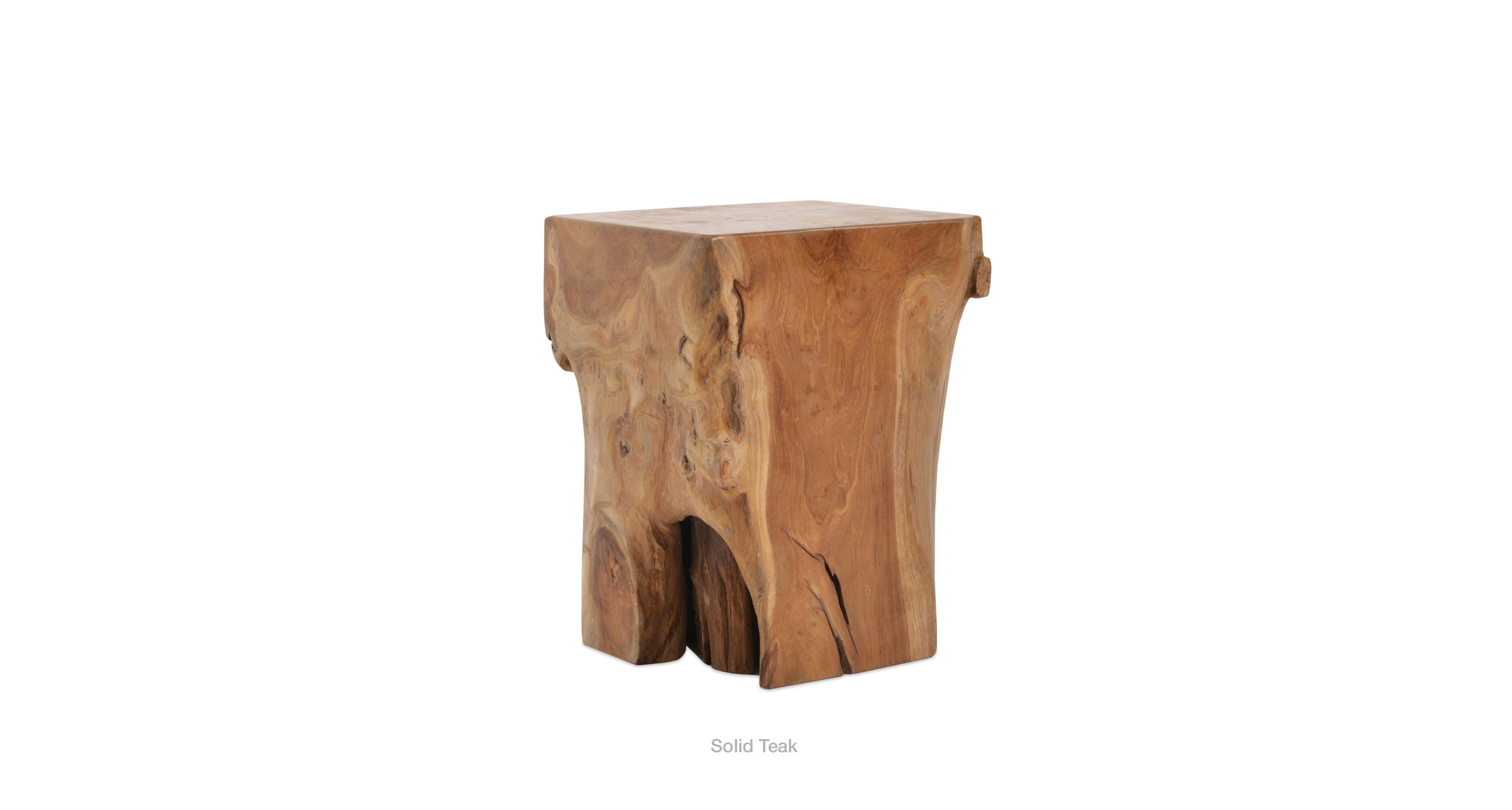 Heavy Cube Teak Side Table - perfect for holding drinks, lamps, and other essentials | Image 11 | InSTYLE Home & Rugs