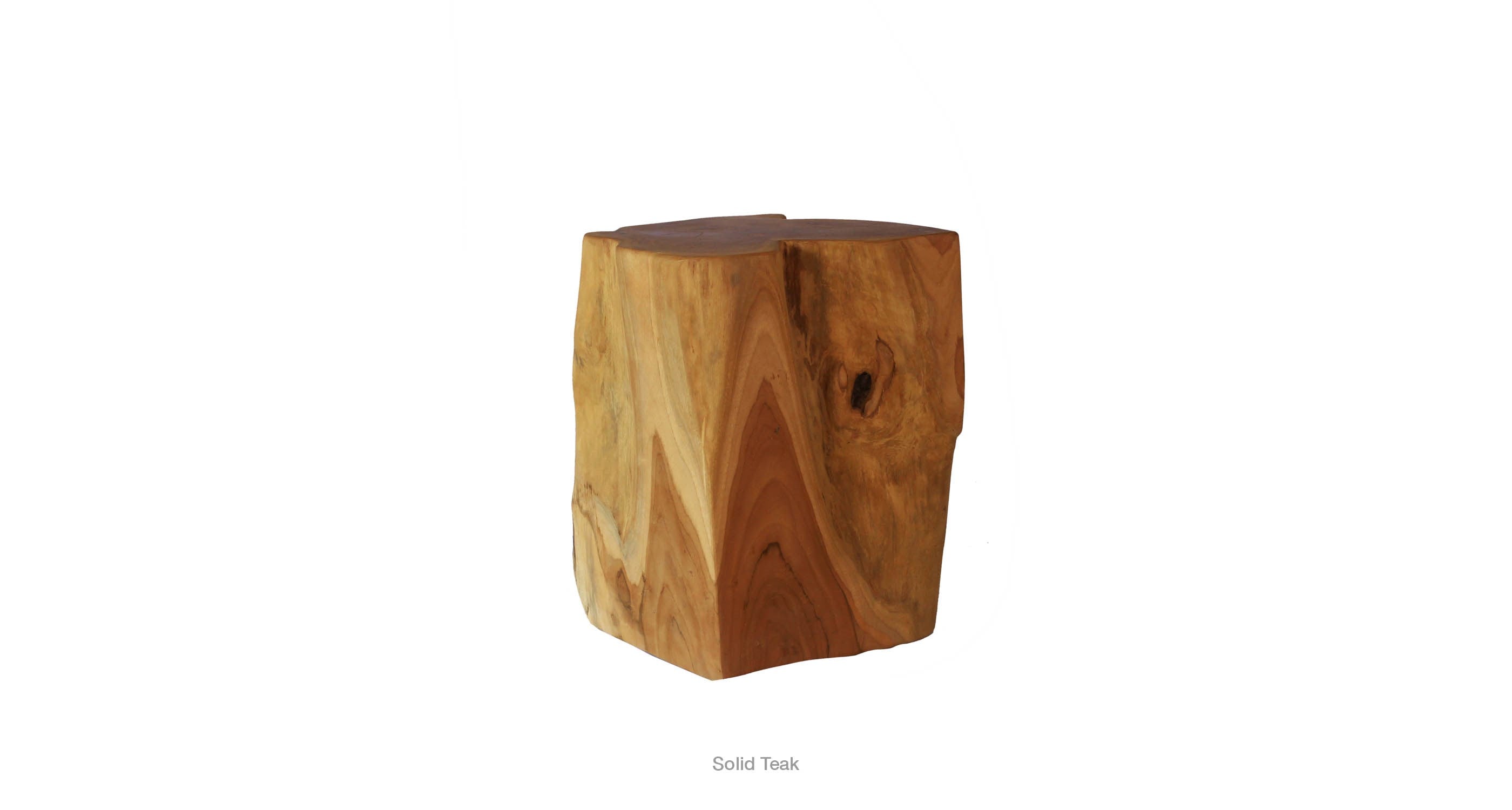 Heavy Cube Teak Side Table - perfect for holding drinks, lamps, and other essentials | Image 12 | InSTYLE Home & Rugs
