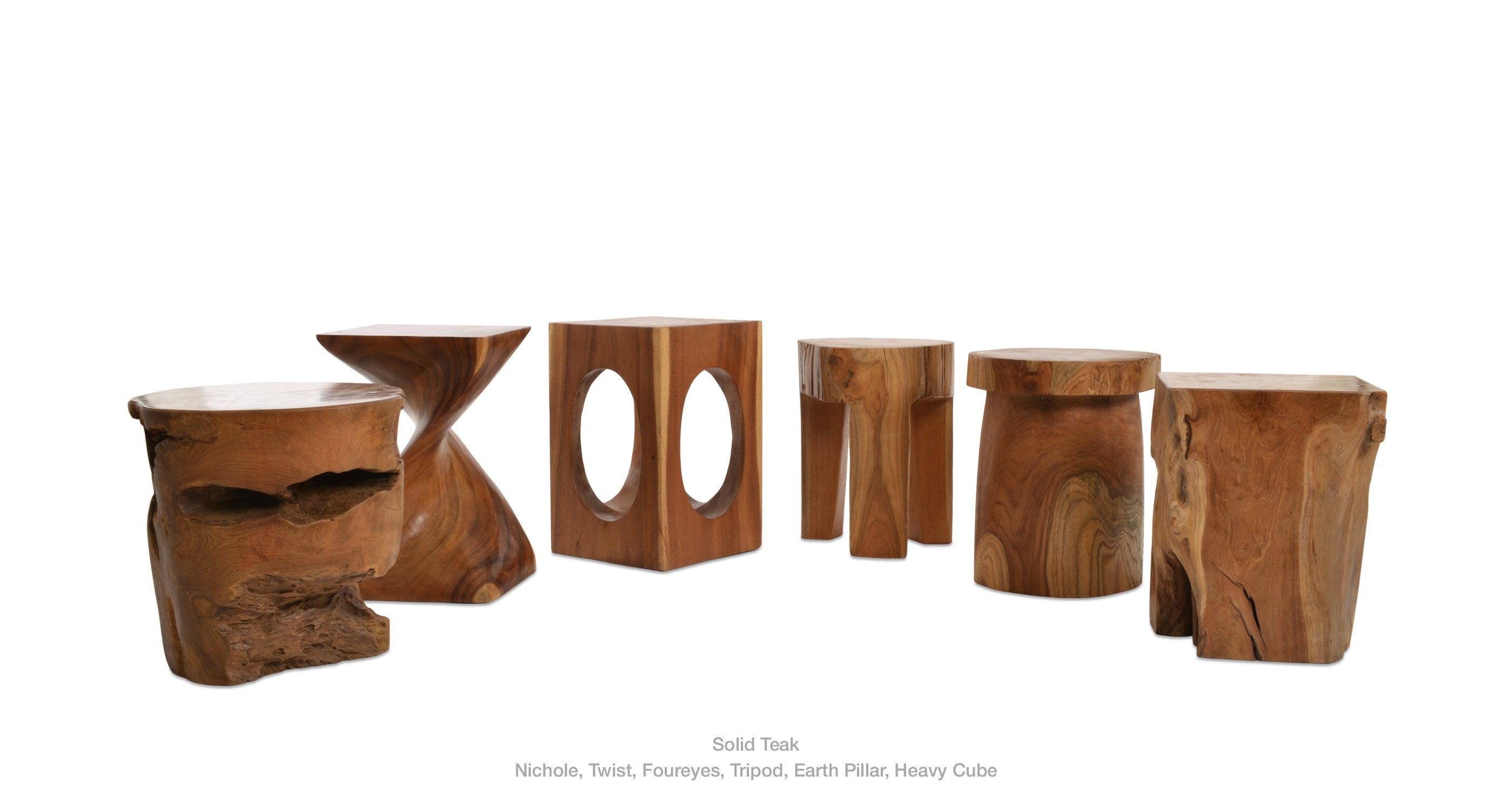 Heavy Cube Teak Side Table - perfect for holding drinks, lamps, and other essentials | Image 10 | InSTYLE Home & Rugs
