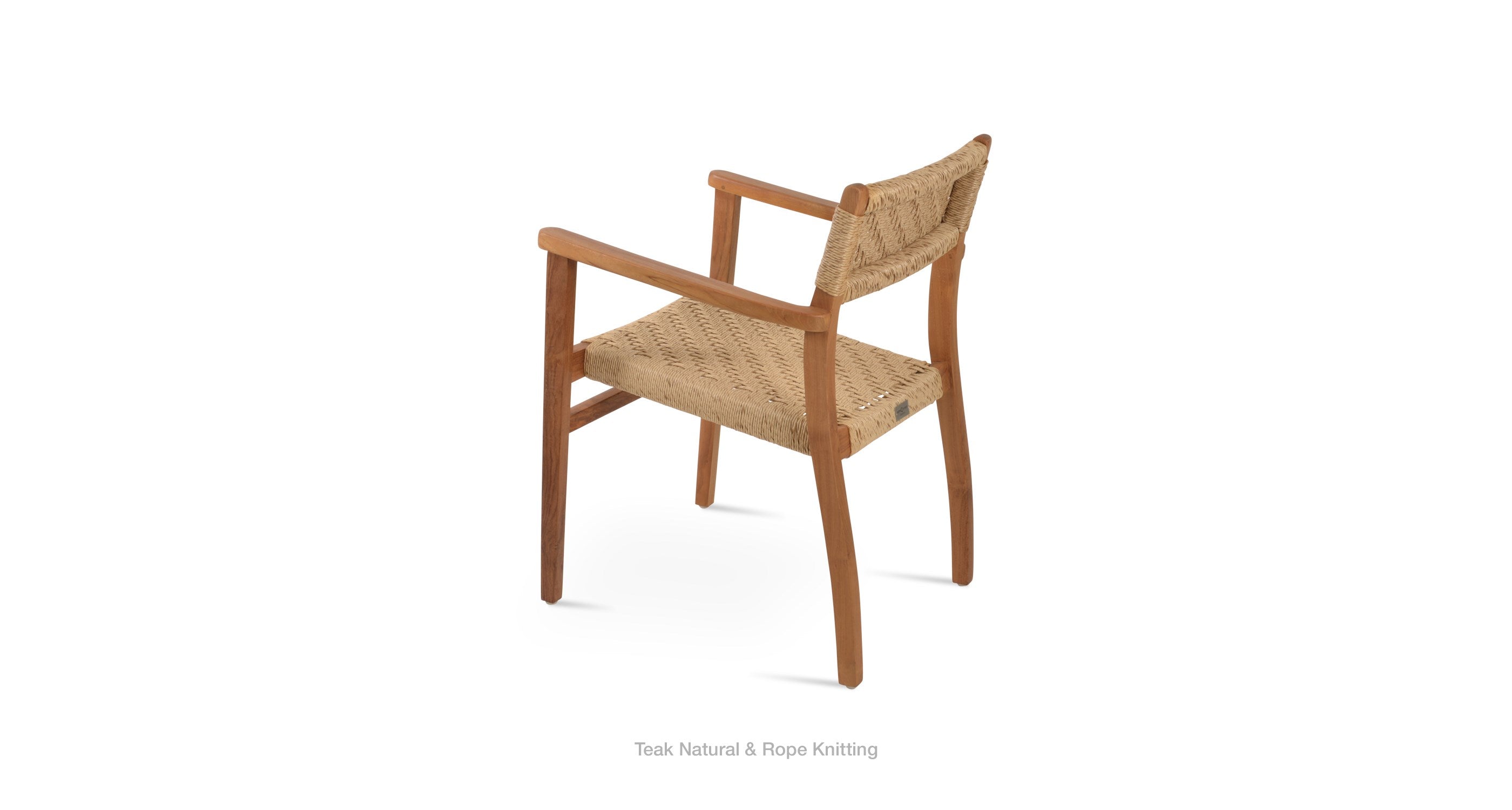 Palermo Teak Armchair - upholstered armchair with padded comfort | Image 8 | InSTYLE Home & Rugs