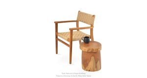 Palermo Teak Armchair - upholstered armchair with padded comfort | Image 12 | InSTYLE Home & Rugs