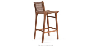Paramus Teak Stools - compact and stylish design | Image 4 | InSTYLE Home & Rugs