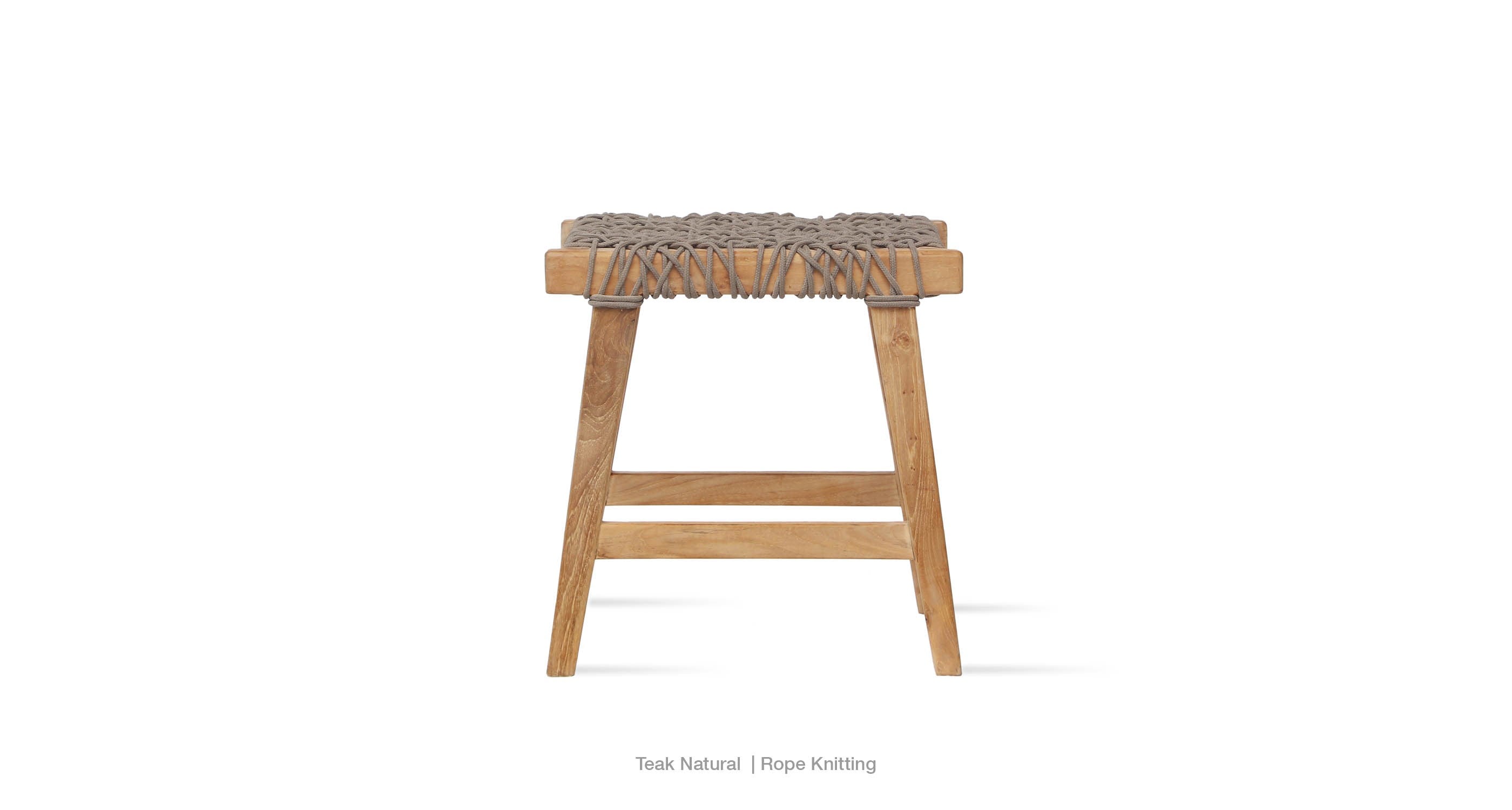Picollo Teak Dining Stool - elegant seating for dining areas | Image 4 | InSTYLE Home & Rugs
