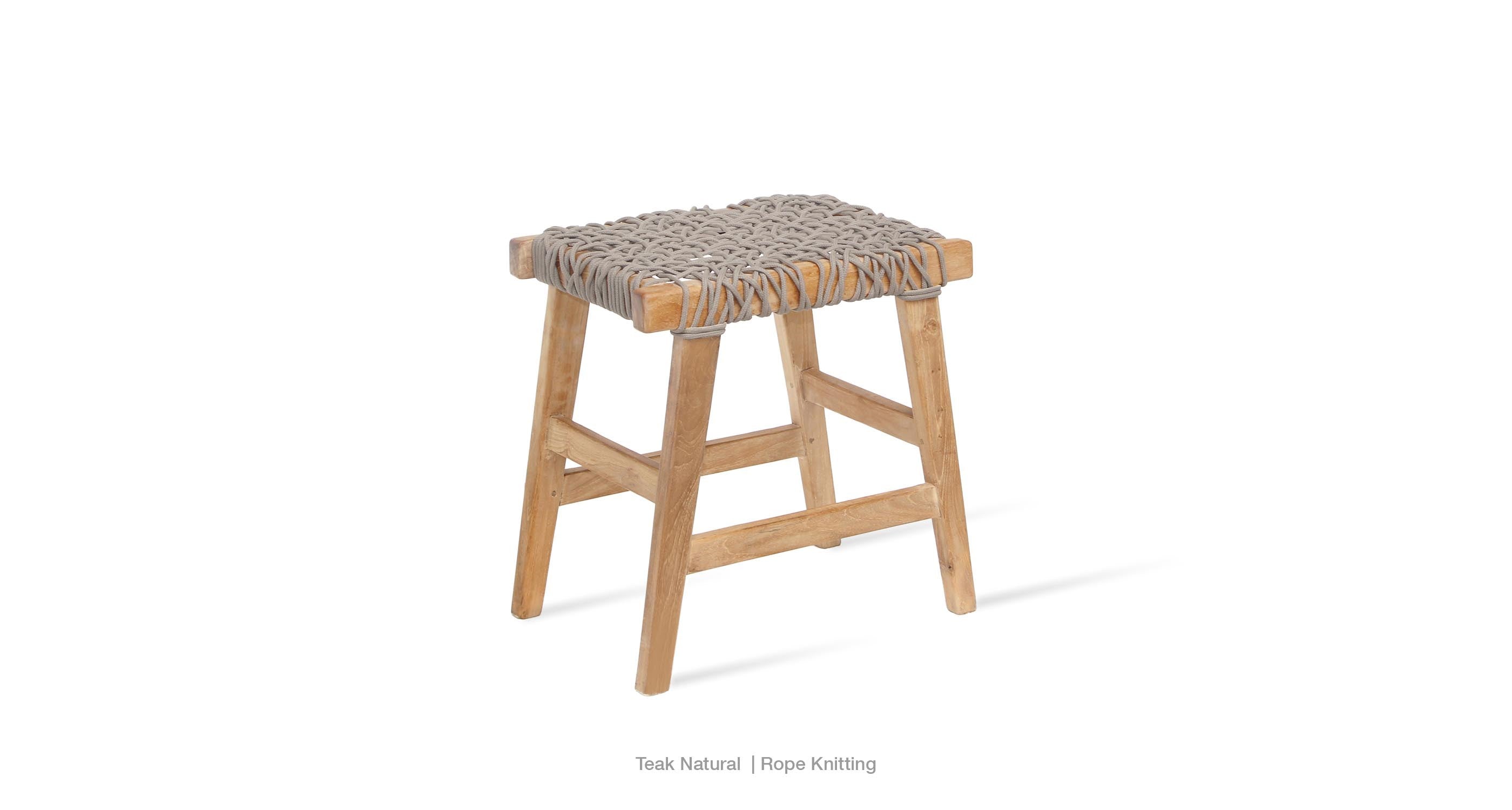 Picollo Teak Dining Stool - elegant seating for dining areas | Image 5 | InSTYLE Home & Rugs