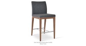 Aria Wood Stools - available in various heights | Image 3 | InSTYLE Home & Rugs