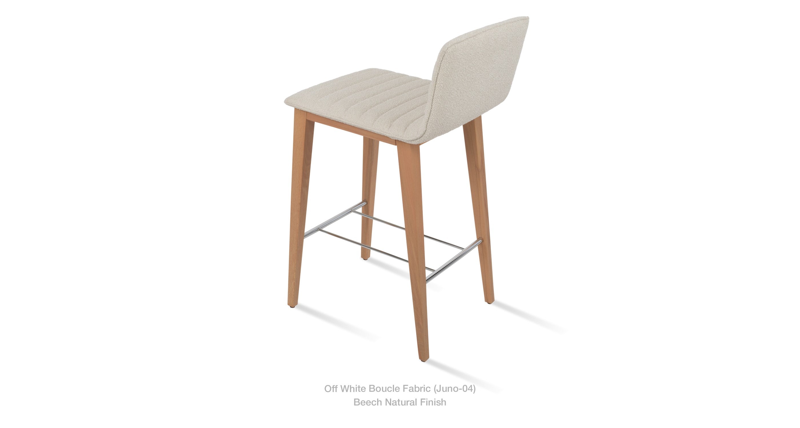 Corona Wood Full UPH Stools - available in various heights | Image 3 | InSTYLE Home & Rugs