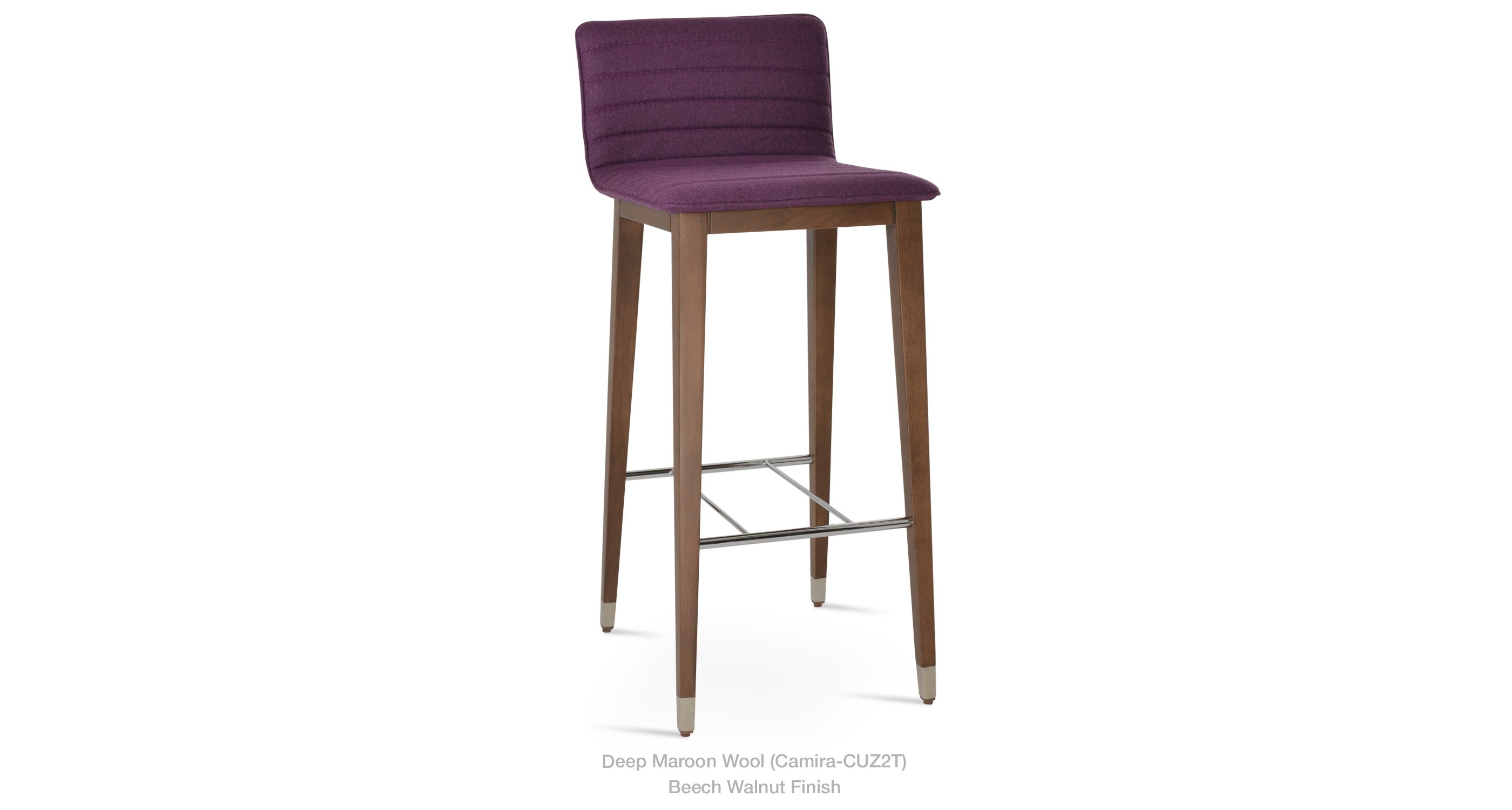 Corona Wood Full UPH Stools - available in various heights | Image 8 | InSTYLE Home & Rugs
