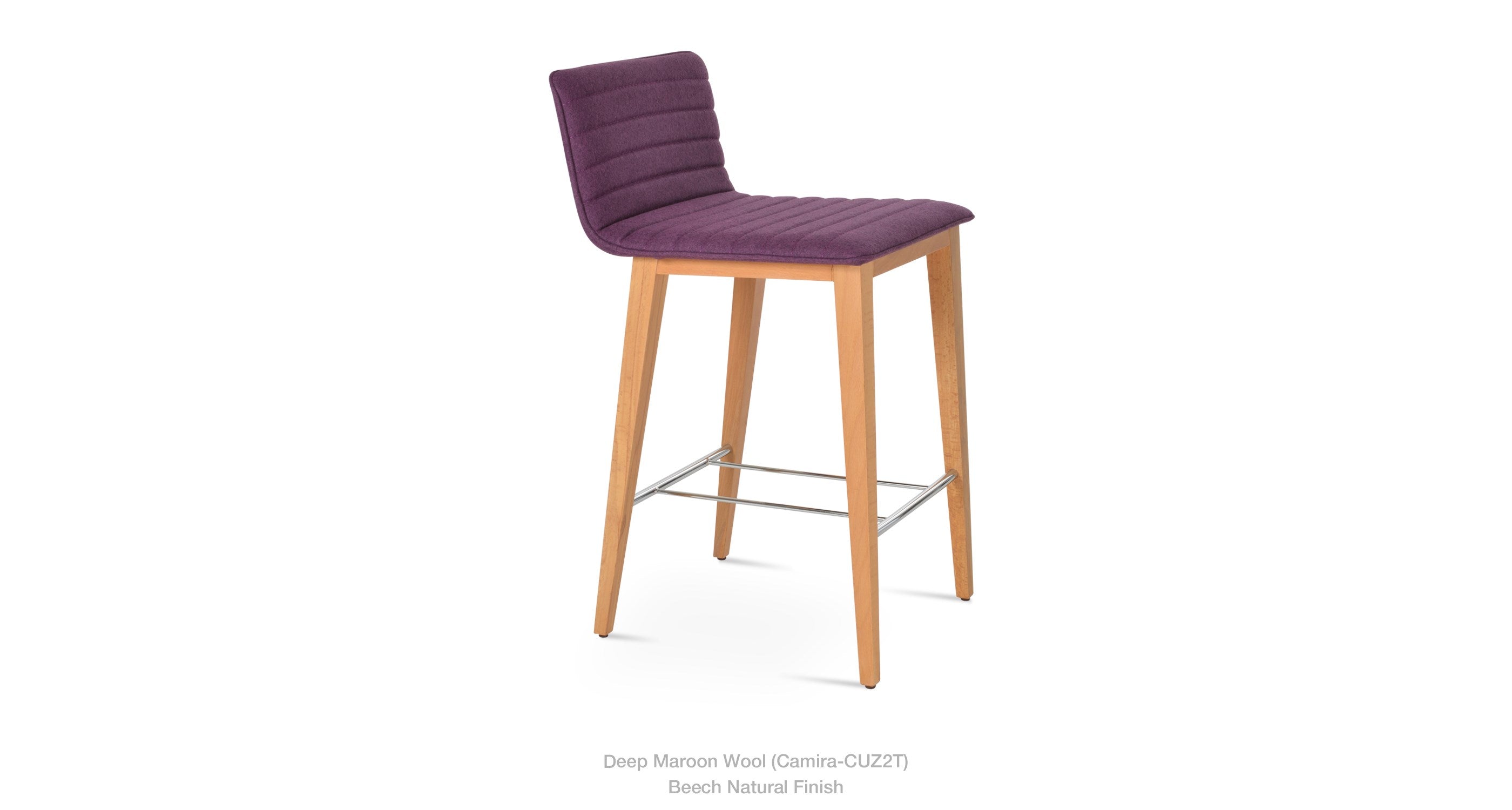Corona Wood Full UPH Stools - available in various heights | Image 11 | InSTYLE Home & Rugs