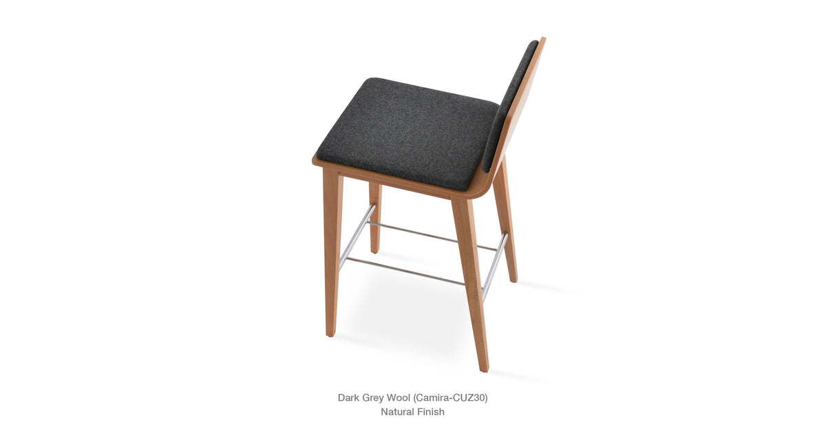 Corona Wood Stools - compact and stylish design | Image 4 | InSTYLE Home & Rugs