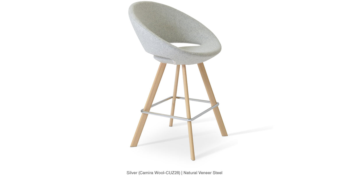 Crescent Sword Stools - compact and stylish design | Image 3 | InSTYLE Home & Rugs