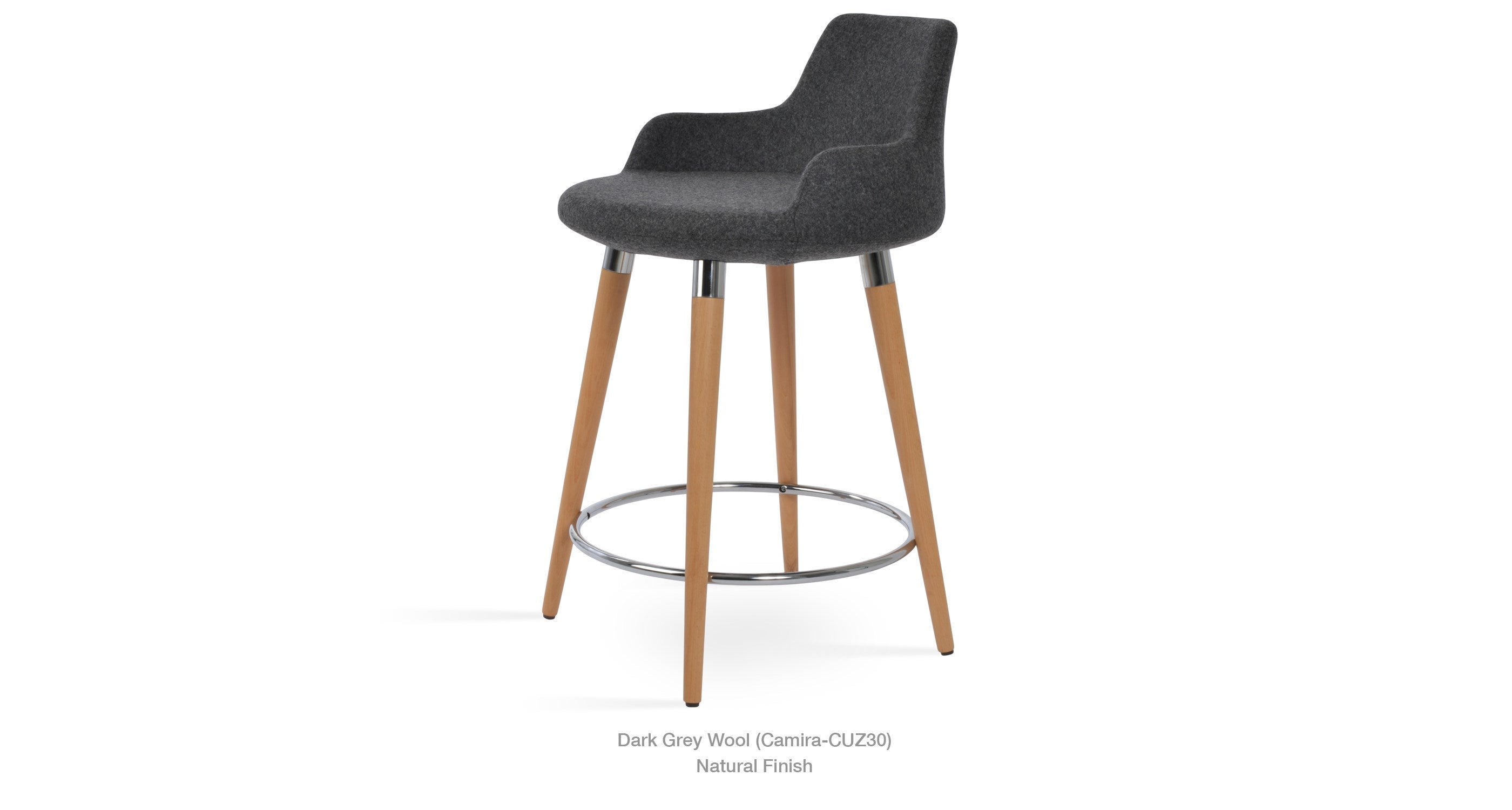 Dervish Wood Stools - available in various heights | Image 3 | InSTYLE Home & Rugs