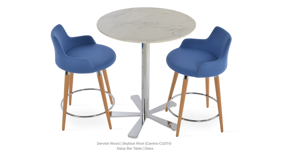 Dervish Wood Stools - available in various heights | Image 37 | InSTYLE Home & Rugs