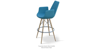 Eiffel Arm MW Stools - available in various heights | Image 3 | InSTYLE Home & Rugs
