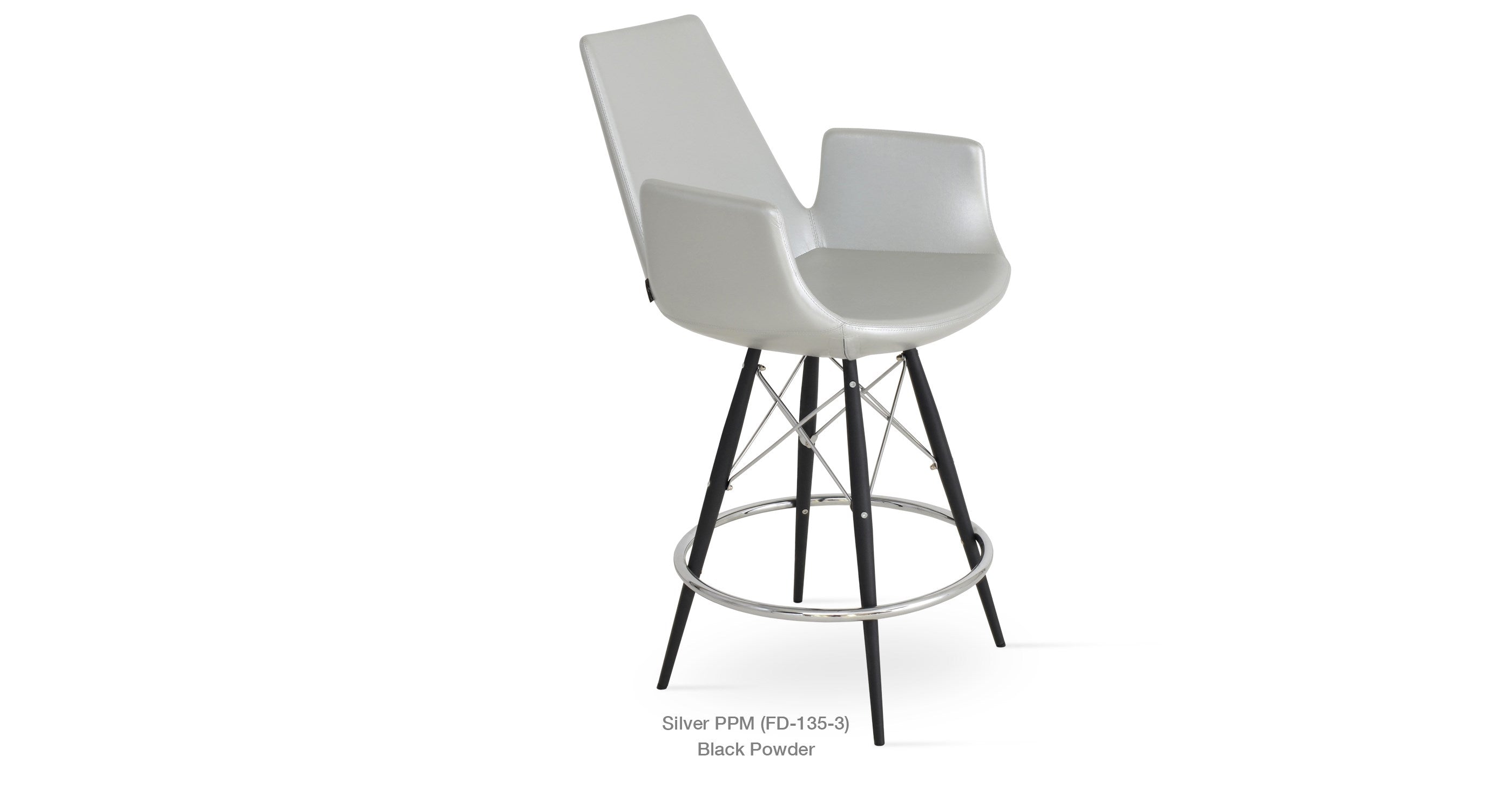 Eiffel Arm MW Stools - available in various heights | Image 5 | InSTYLE Home & Rugs